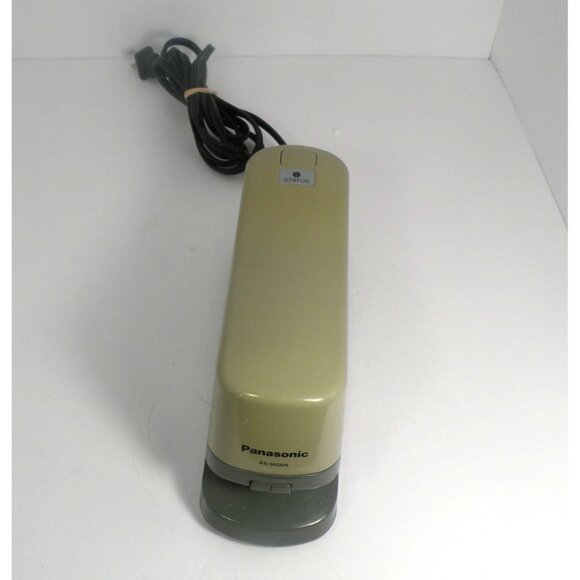 Panasonic AS-302NN Electric Stapler Beige & Gray 120V Made In Japan TESTED FUNCT - Picture 3 of 7